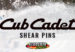 Cub Cadet Shear Pins come in unbeatable bundles at Power Mower Sales!